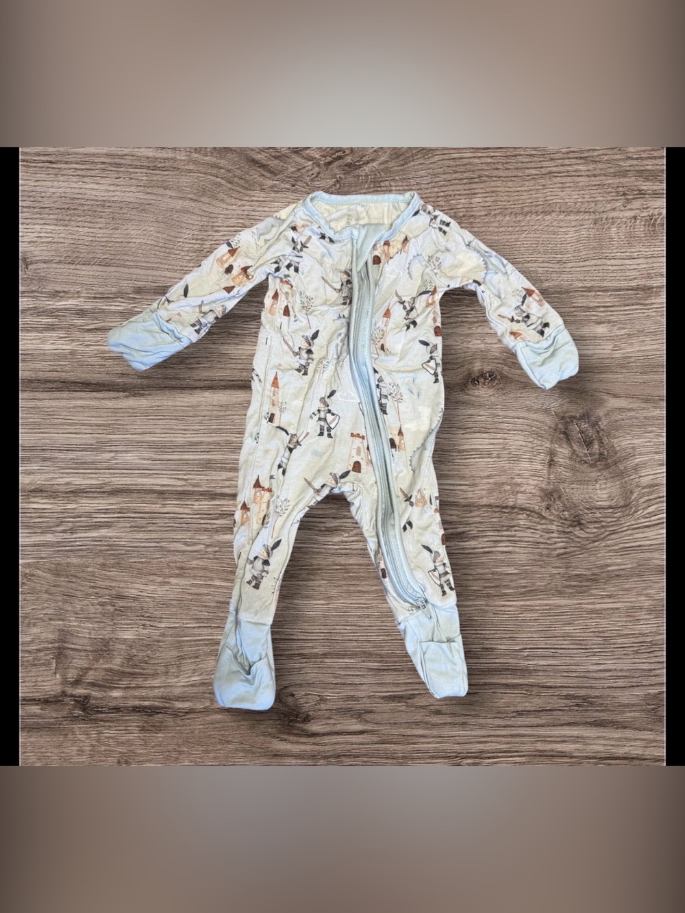 Little One Shop Bamboo Sleeper Newborn Castles and knights